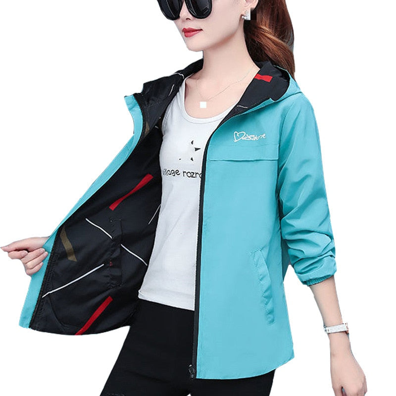 Womens Trendy Windbreaker top
