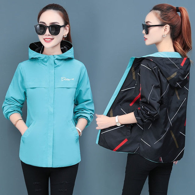 Womens Trendy Windbreaker top
