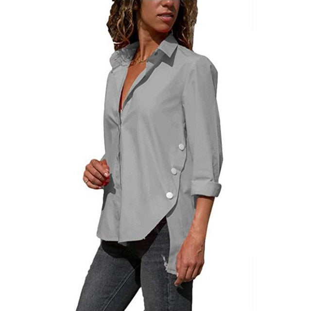Women's Chiffon Long Sleeve Blouse