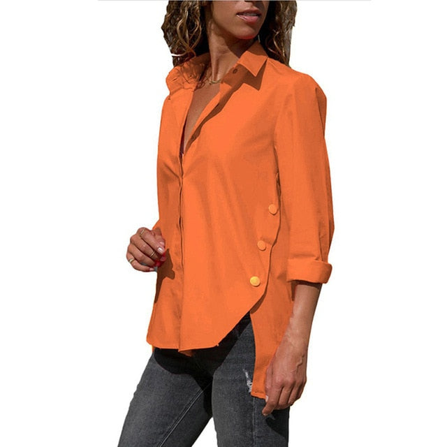 Women's Chiffon Long Sleeve Blouse