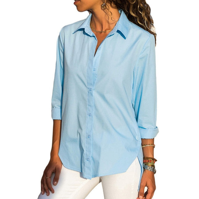 Women's Chiffon Long Sleeve Blouse