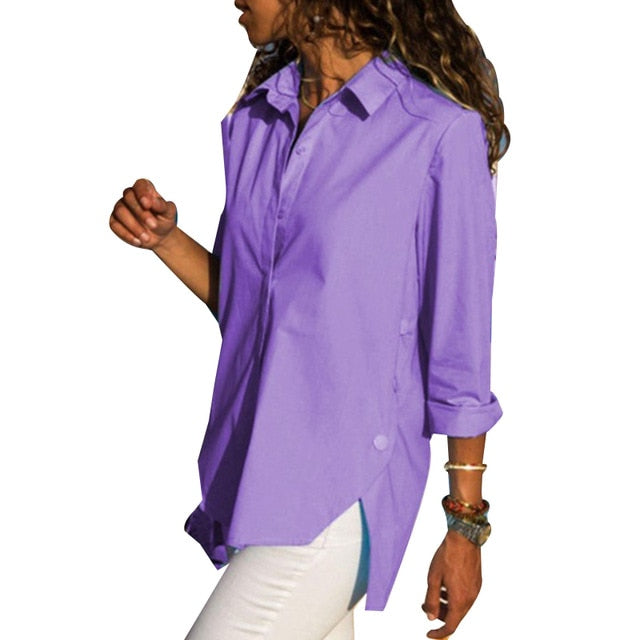 Women's Chiffon Long Sleeve Blouse