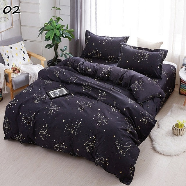 Cartoon Kids Bedding Sets Children Toddler Batman Duvet Cover Set 2/4 PCS Bedding Twin Single 140x200cm Size48