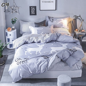Cartoon Kids Bedding Sets Children Toddler Batman Duvet Cover Set 2/4 PCS Bedding Twin Single 140x200cm Size48