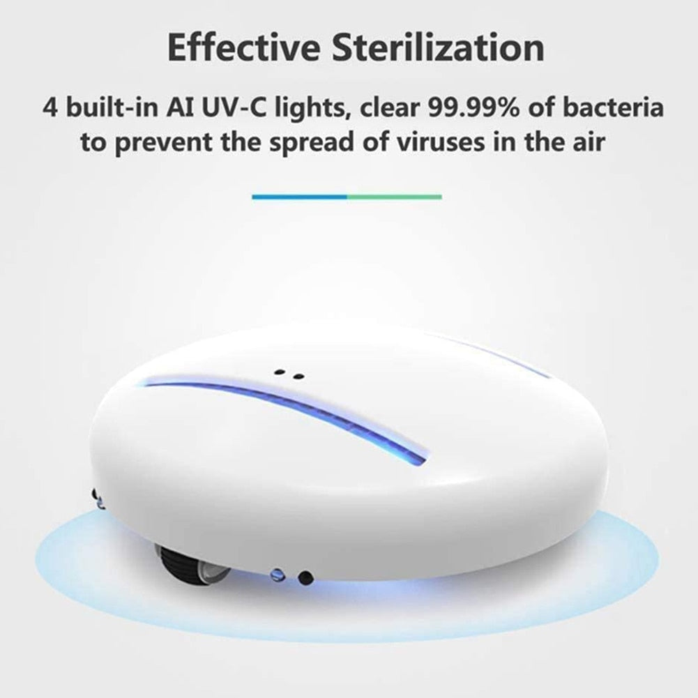 Bacteria Killing Robot with UV Sterilizers Mite Killer Vacuum Cleaner Sweeper Sterilize