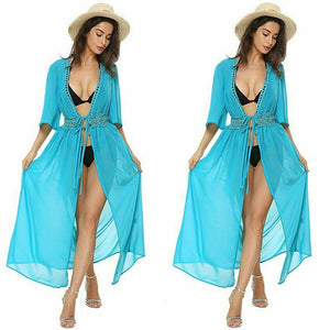 Pareo Beach Cover Up Embroidery 2020 Bikini Swimsuit Cover Up Robe De Plage Beach Wear Cardigan Swimwear Bathing Suit Cover Up