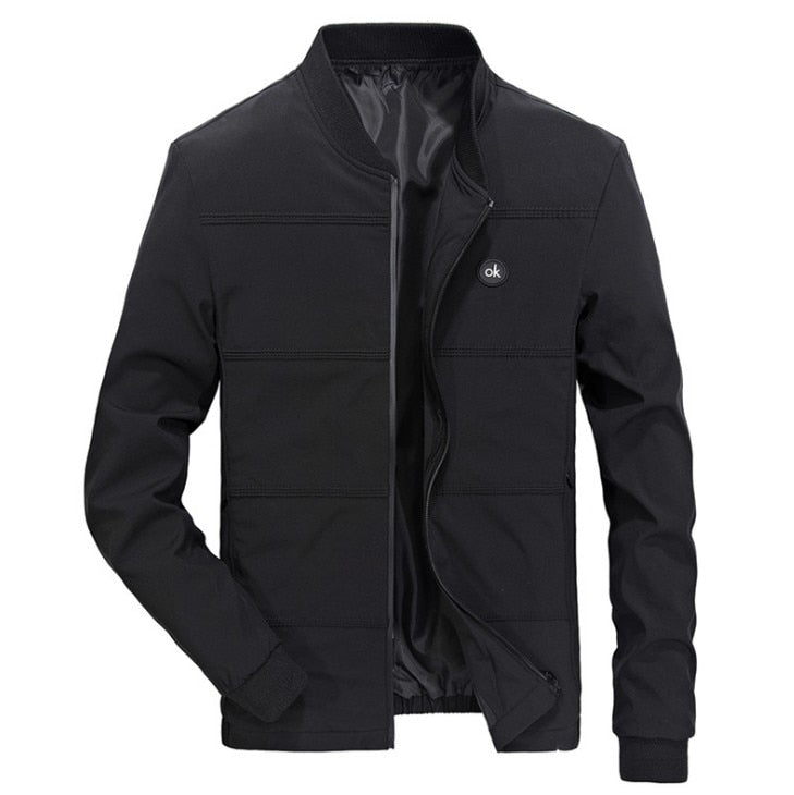 Spring Jackets Mens Pilot Bomber Jacket Male Fashion Baseball Hip Hop Coats Slim Fit Coat Brand Clothing