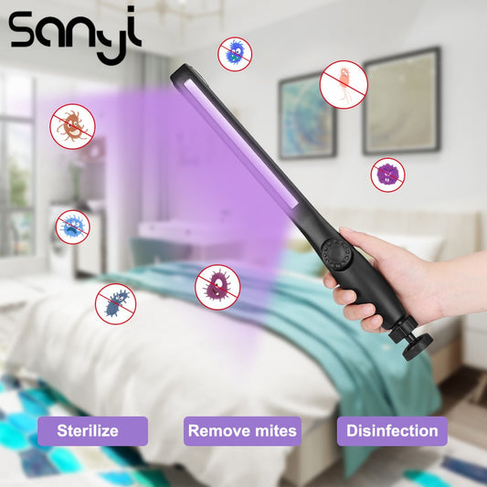 LED UV Steriliser Lamp Built-in Chargeable Battery