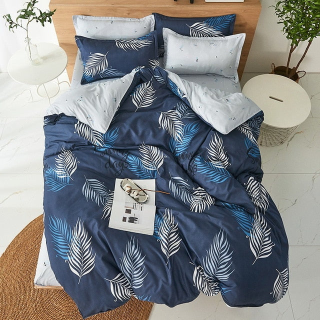 Fashion Simple Style home bedding sets bed linen duvet cover flat sheet Bedding Set Winter Full King Single Queen,bed set 2020