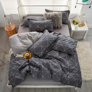 Fashion Simple Style home bedding sets bed linen duvet cover flat sheet Bedding Set Winter Full King Single Queen,bed set 2020