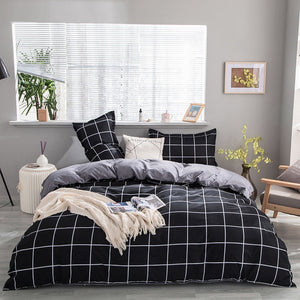 Fashion Simple Style home bedding sets bed linen duvet cover flat sheet Bedding Set Winter Full King Single Queen,bed set 2020