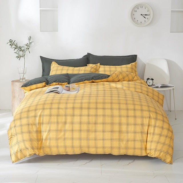 Fashion Simple Style home bedding sets bed linen duvet cover flat sheet Bedding Set Winter Full King Single Queen,bed set 2020
