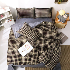 Fashion Simple Style home bedding sets bed linen duvet cover flat sheet Bedding Set Winter Full King Single Queen,bed set 2020