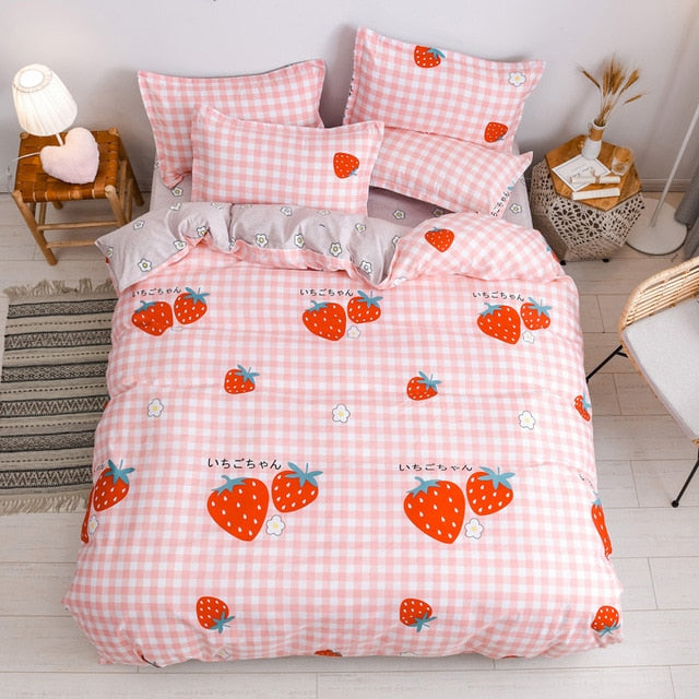 Fashion Simple Style home bedding sets bed linen duvet cover flat sheet Bedding Set Winter Full King Single Queen,bed set 2020