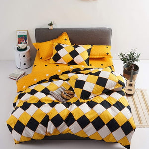 Fashion Simple Style home bedding sets bed linen duvet cover flat sheet Bedding Set Winter Full King Single Queen,bed set 2020