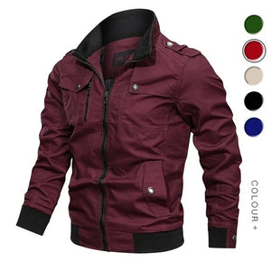 Men's Spring Autumn Cotton Windbreaker Pilot Coat Army Men's Bomber Jackets
