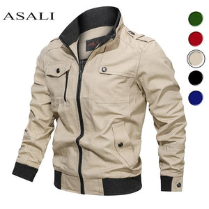 2020 Military Jacket Men Spring Autumn Cotton Windbreaker Pilot Coat Army Men's Bomber Jackets Cargo Flight Jacket Male Clothes